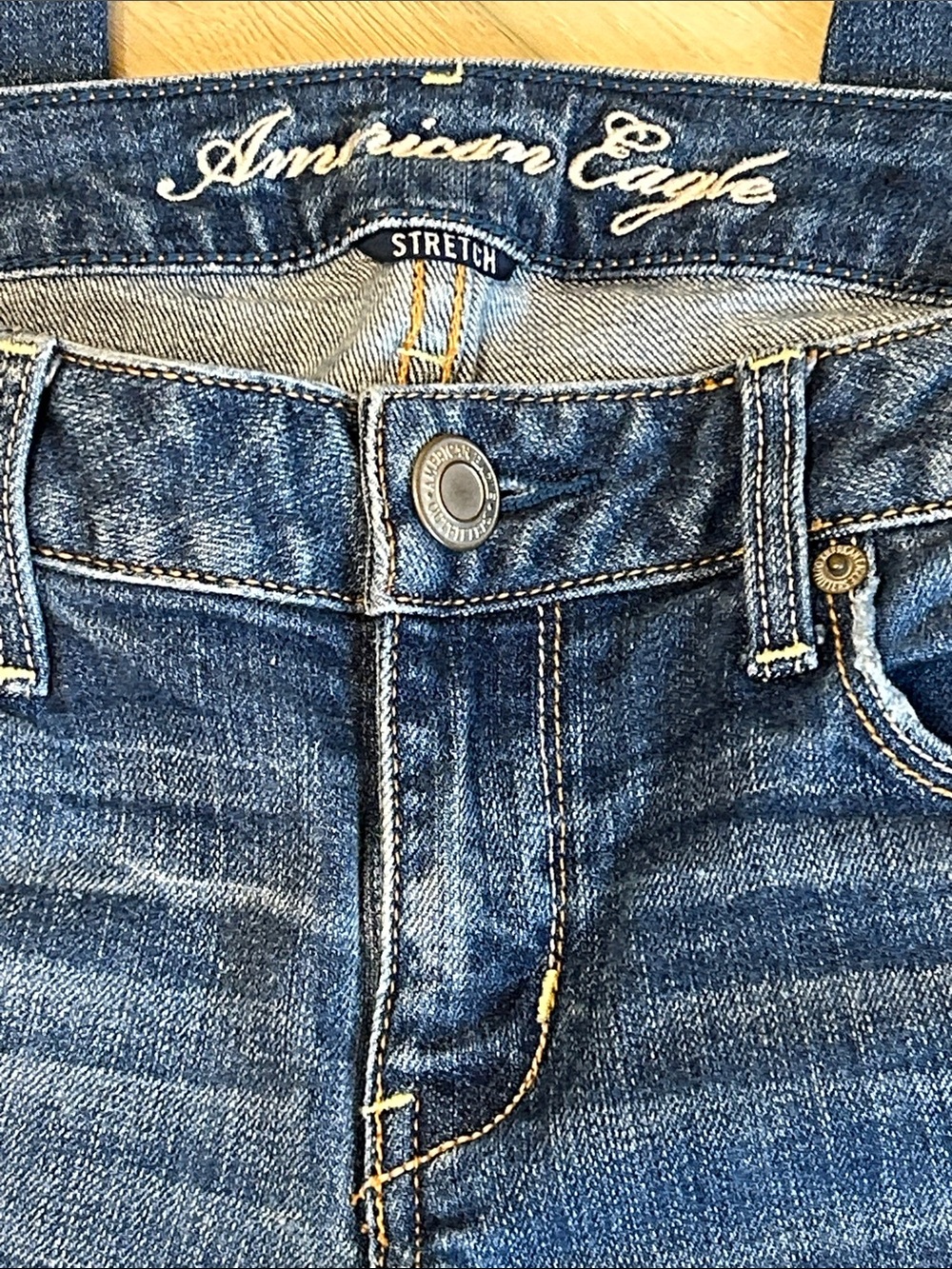 Vintage 2010 Y2K American Eagle AE Stretch Low Rise Skinny Jeans Size 6 Short - Picture 4 of 13